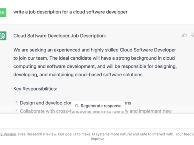 ChatGPT tells us how it will impact the recruitment industry